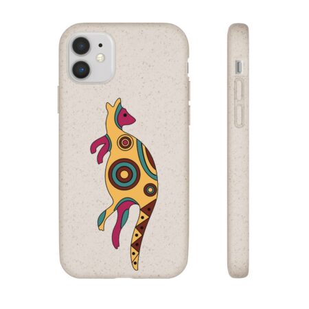 Multicolored Kangaroo Biodegradable iPhone Case