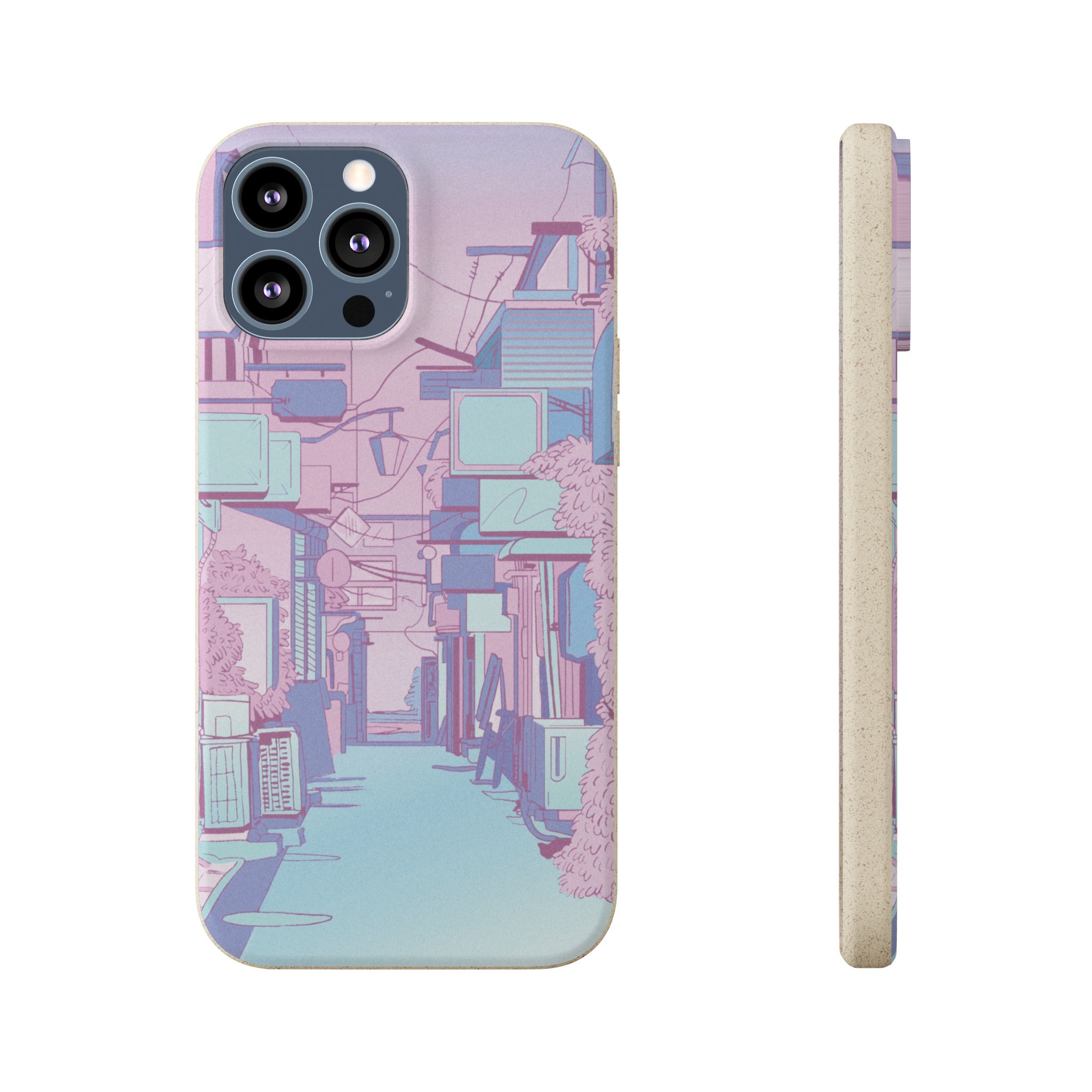 Pink Anime District iPhone Case - Image 11