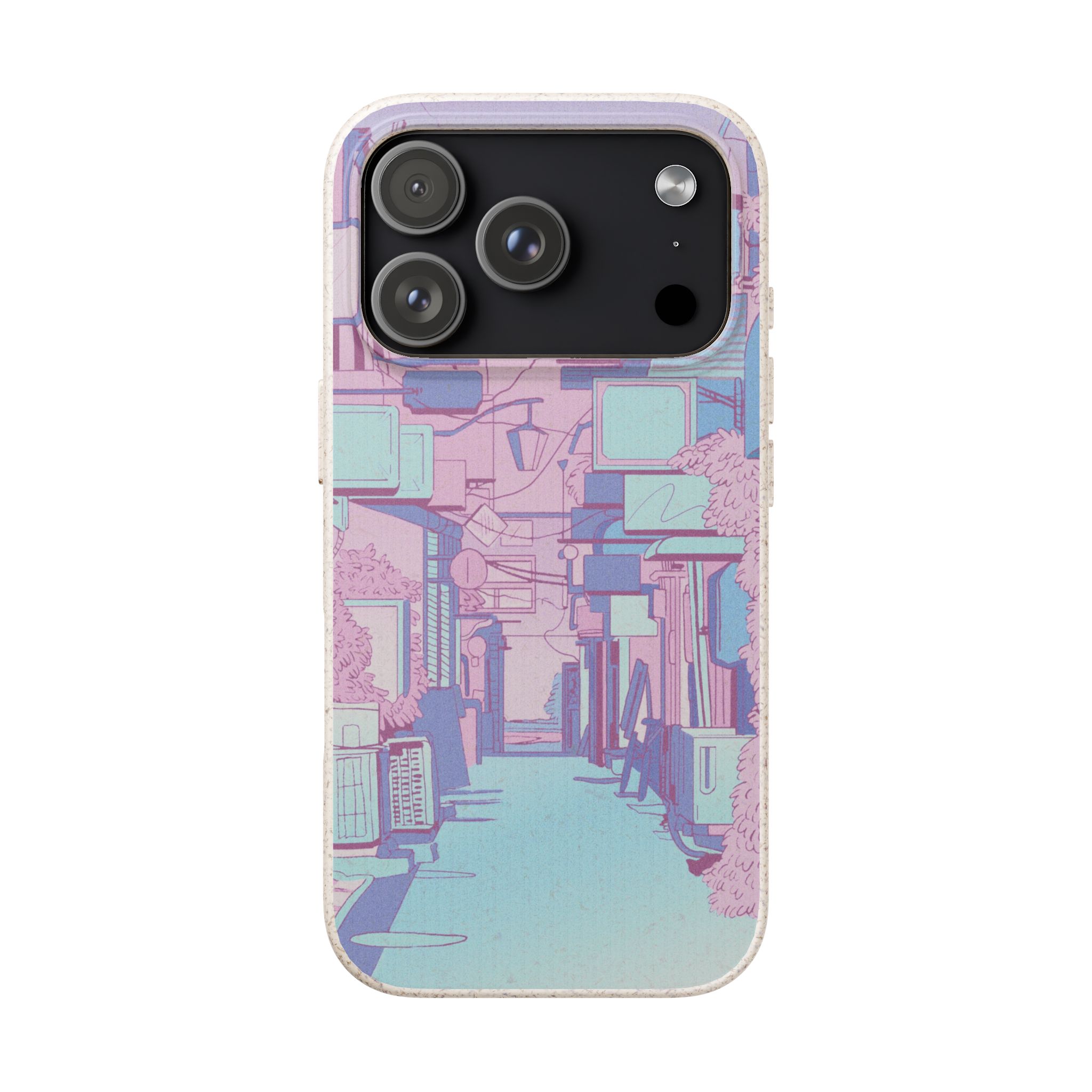 Pink Anime District iPhone Case - Image 19