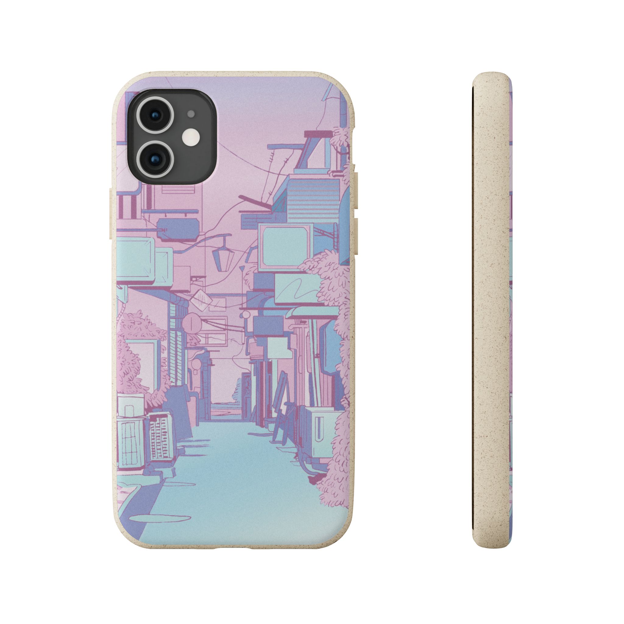Pink Anime District iPhone Case - Image 12