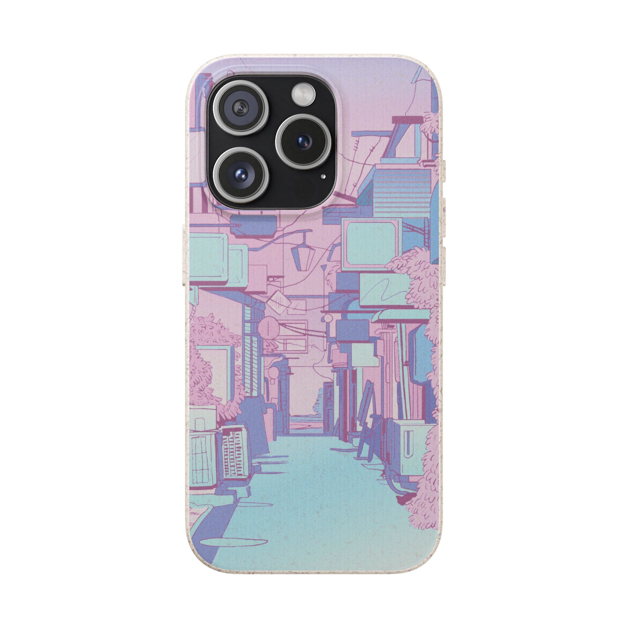 Pink Anime District iPhone Case - Image 21