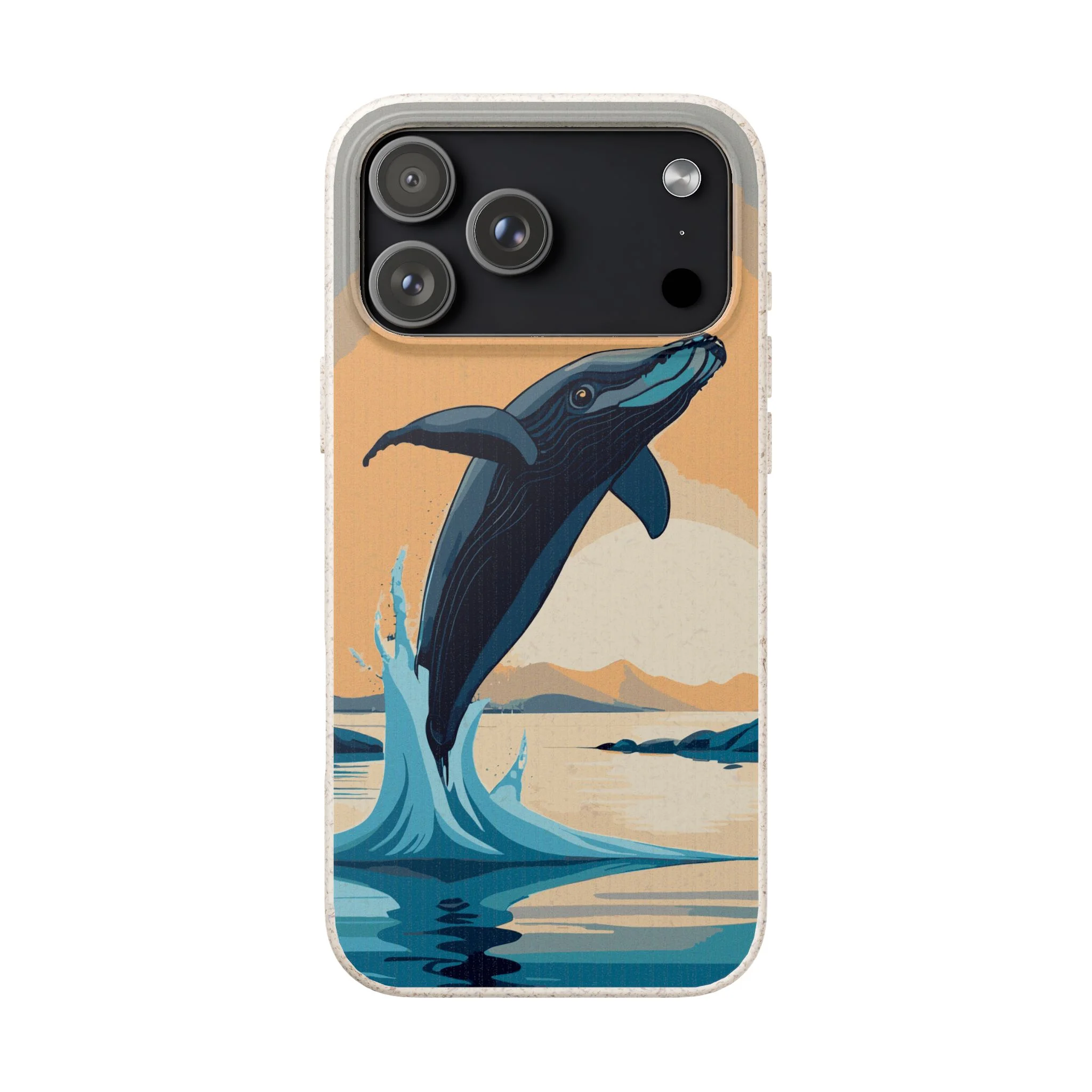 Happy Whale iPhone Case