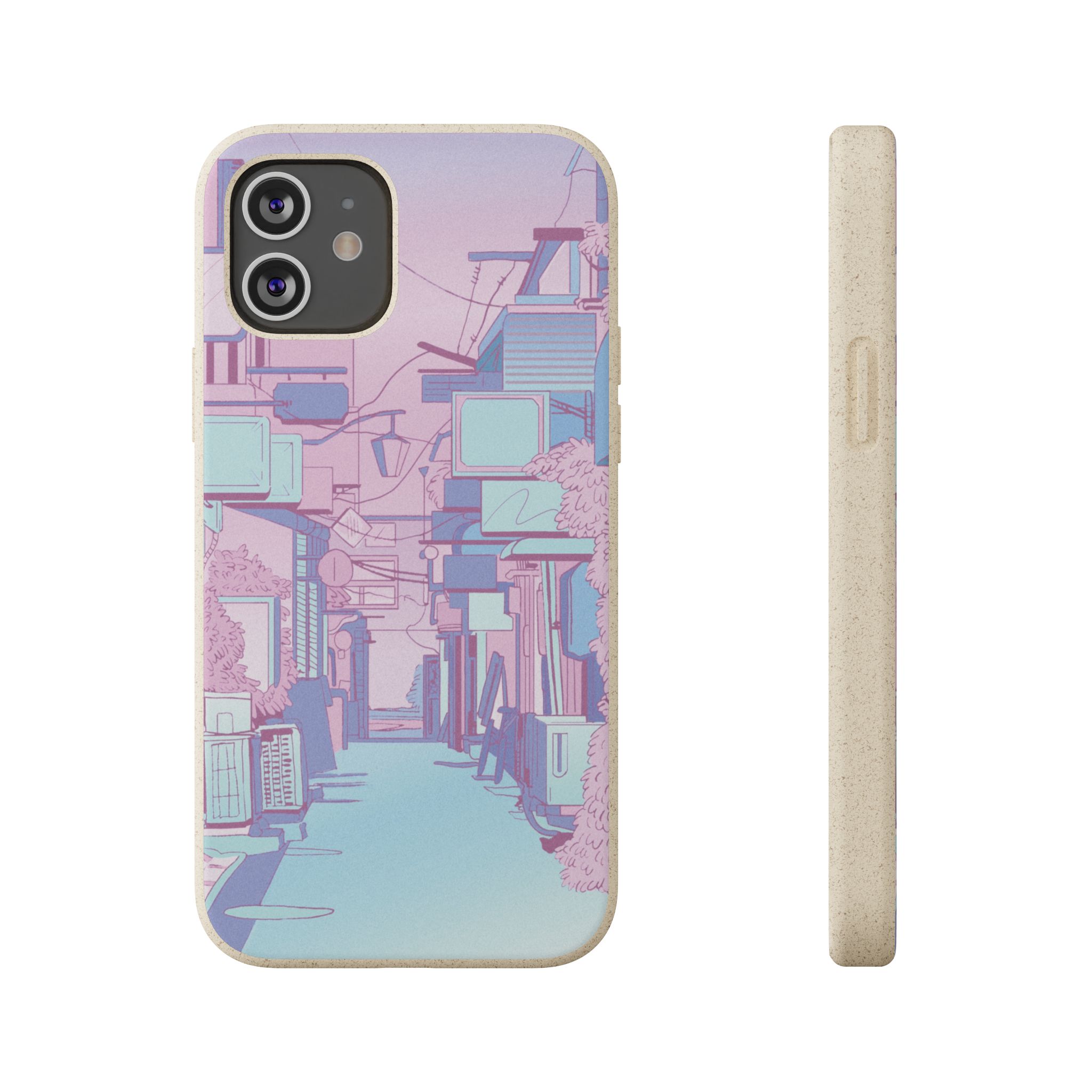 Pink Anime District iPhone Case - Image 5
