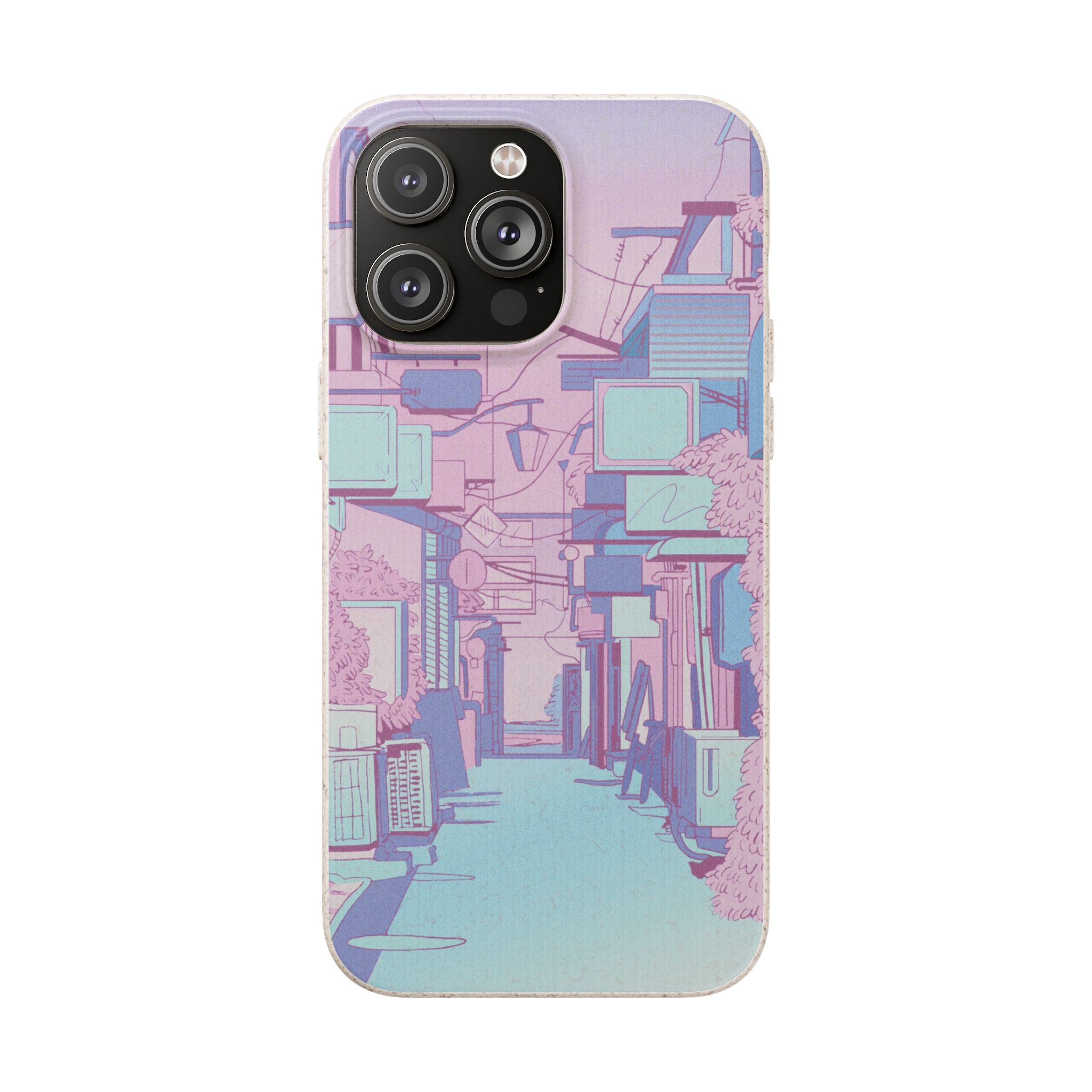 Pink Anime District iPhone Case - Image 27