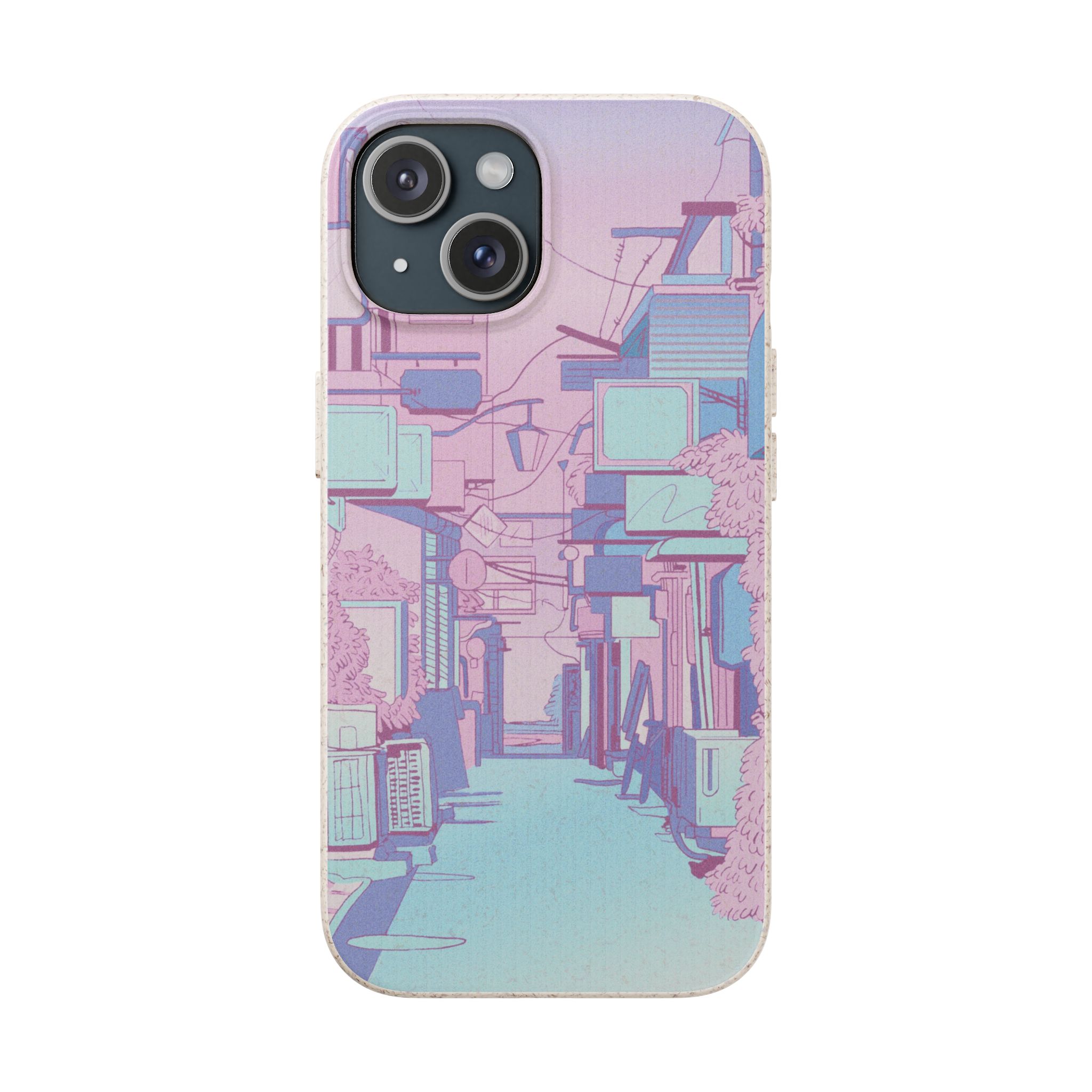 Pink Anime District iPhone Case - Image 20