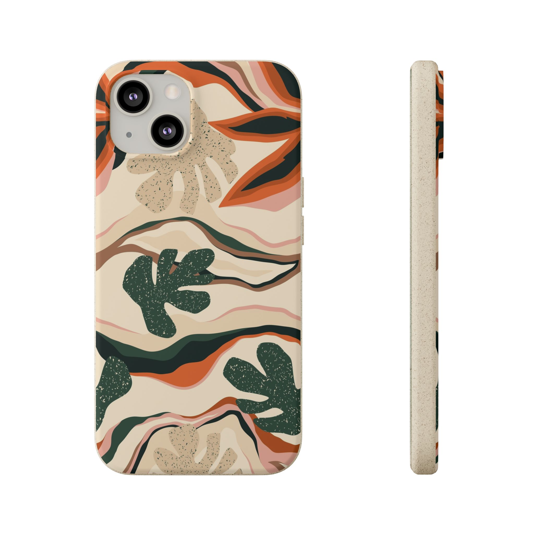 Terra Flow Leaves iPhone Case 15 Terra Flow Leaves iPhone Case - Image 15